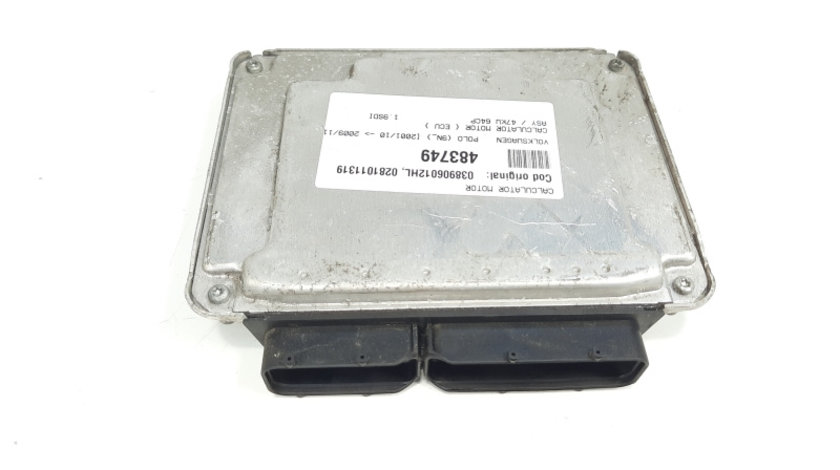 Calculator motor, cod 038906012HL, 0281011319, Seat Ibiza 4 (6L1). 1.9 SDI, ASY (pr:110747)