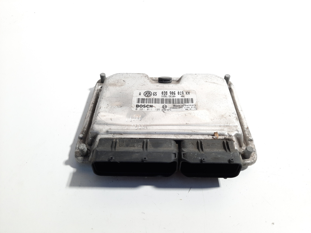 Calculator motor, cod 038906019KH, 0281011195, Skoda Octavia 1 Combi (1U5), 1.9 TDI, ATD (idi:492018)