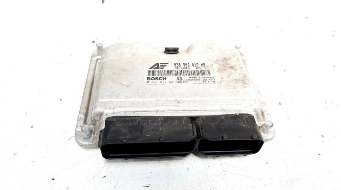 Calculator motor, cod 038906019NB, 0281011821, Vw Golf 4 (1J1), 1.9 TDI, ASZ (idi:538441)