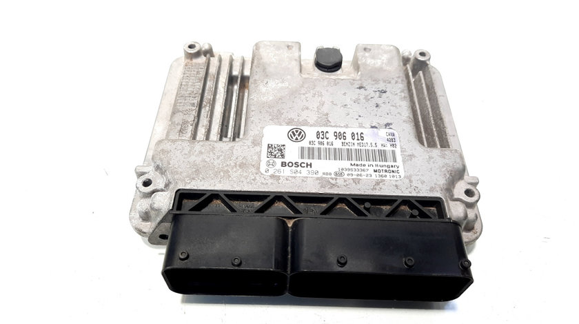 Calculator motor, cod 03C906016, 0261204390, Vw Golf 5 Plus (5M1), 1.4 TSI, CAX (idi:523721)