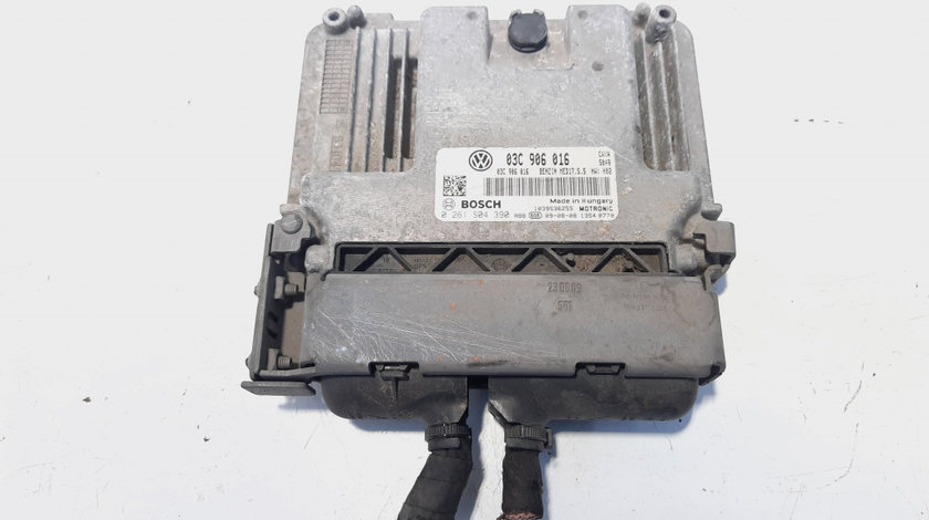 Calculator motor, cod 03C906016, 0261S04390, Skoda Octavia 2 (1Z3), 1.4 TSI, CAXA (idi:496080)