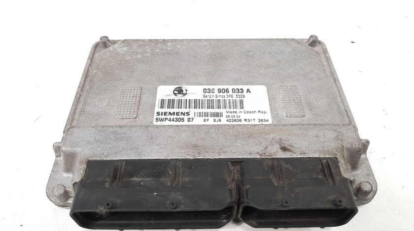 Calculator motor, cod 03E906033A, VW Polo sedan (9N), 1.2 benz, AZQ (idi:535499)