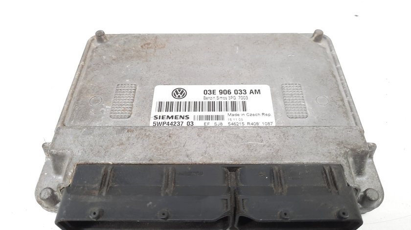 Calculator motor, cod 03E906033AM, VW Polo sedan (9N), 1.2 benz, AZQ (idi:535513)