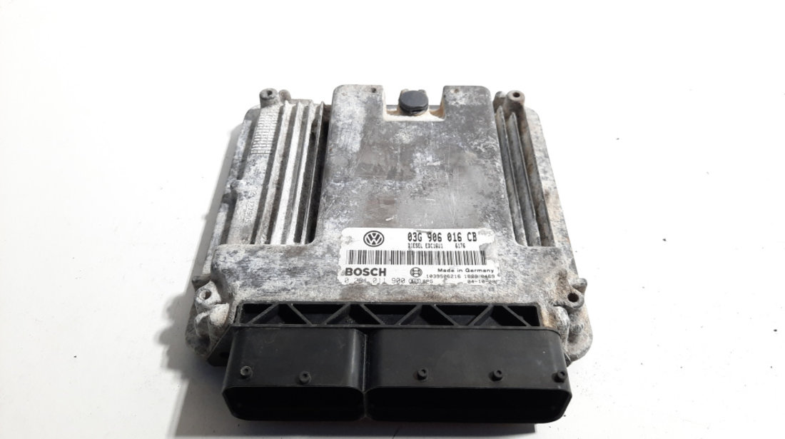 Calculator motor, cod 03G906016CB, 0281011900, Audi A3 Sportback (8PA) 1.9 TDI, BKC (idi:491780)