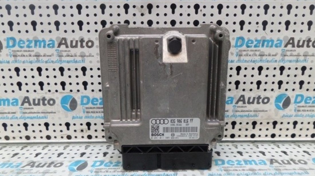 Calculator motor, cod 03G906016FF, 0281011905, Audi A3 (8P1) 2.0tdi (id:193280)