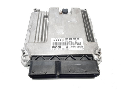 Calculator motor, cod 03G906016FF, 0281011905, Skoda Octavia 2 Combi (1Z5), 2.0 TDI, BKD (idi:491603...