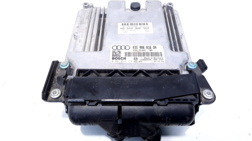 Calculator motor, cod 03G906016GN, 0281012113, Audi A4 (8EC, B7), 2.0 TDI, BLB (id:526876)