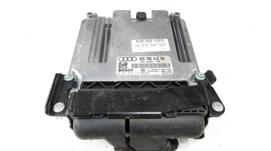 Calculator motor, cod 03G906016GN, 0281012113, Audi A6 (4F2, C6), 2.0 TDI, BLB (idi:538587)