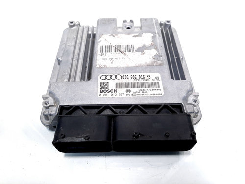 Calculator motor, cod 03G906016HS, 0281012557, Audi A4 (8EC, B7) 2.0 TDI, BRE (idi:526857)