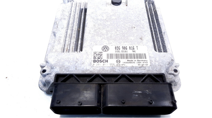 Calculator motor, cod 03G906016T, 0281011956, Vw Golf 5 Plus (5M1) 2.0 TDI, BKD (id:526877)