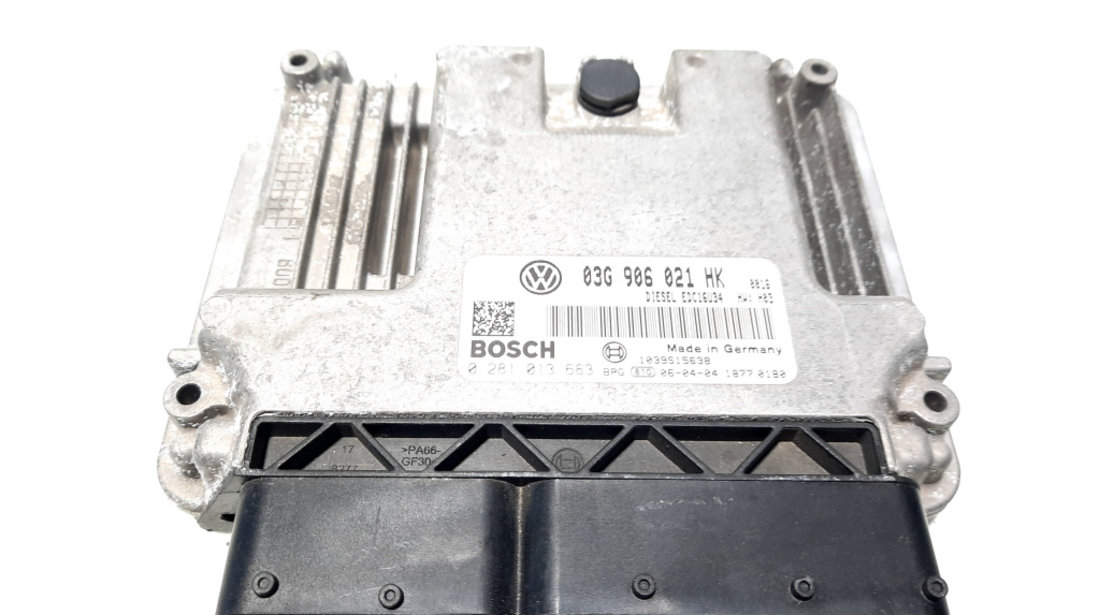 Calculator motor, cod 03G906021HK, 0281013683, Seat Toledo 3 (5P2) 1.9 TDI, BLS (idi:511623)