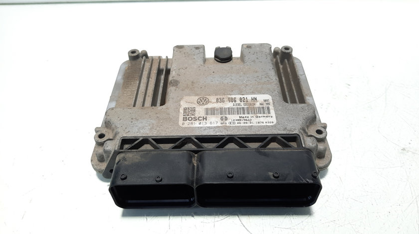 Calculator motor, cod 03G906021HN, 0281013618, Vw Eos (1F7, 1F8), 2.0 TDI, BMM (idi:563664)