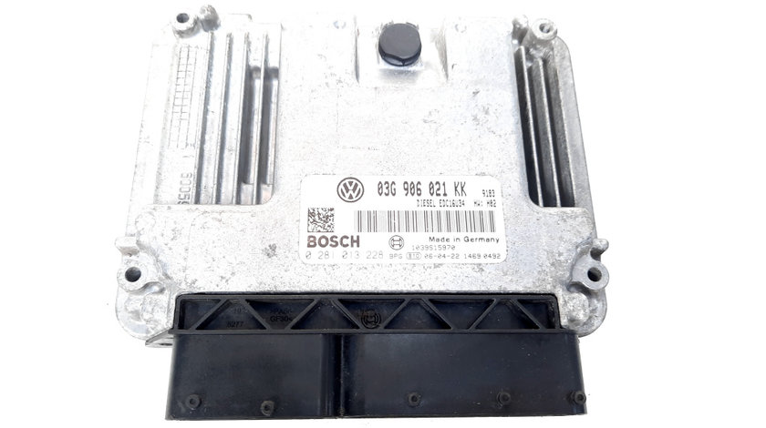 Calculator motor, cod 03G906021KK, 0281013228, Audi A3 (8P1), 2.0 TDI, BKD (idi:549758)