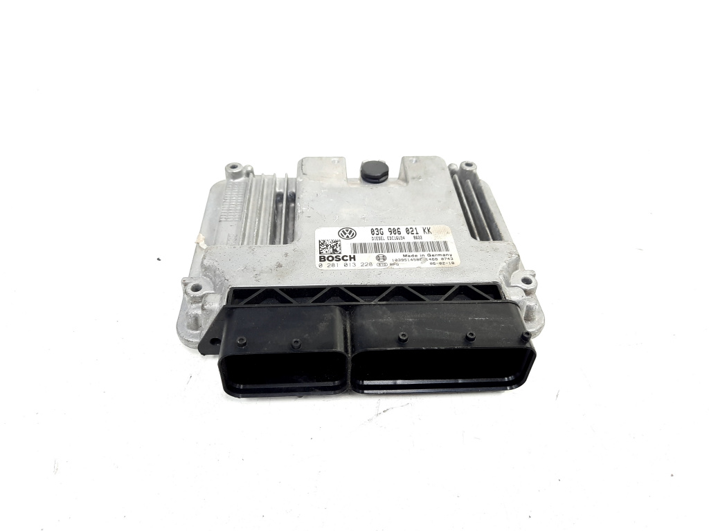 Calculator motor, cod 03G906021KK, 0281013228, VW Jetta 3 (1K2), 2.0 TDI, BKD (id:538834)