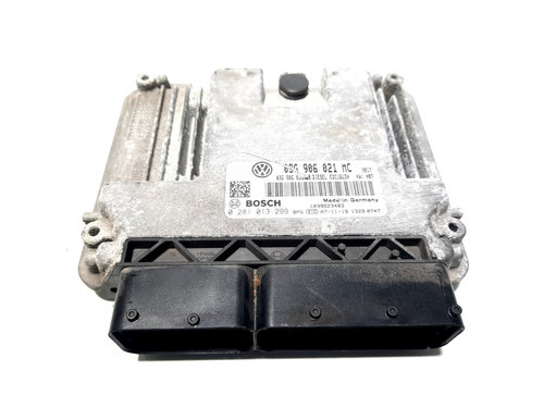 Calculator motor, cod 03G906021MC, 0281013299, Vw Eos (1F7, 1F8) 2.0 TDI, BMM (idi:510552)