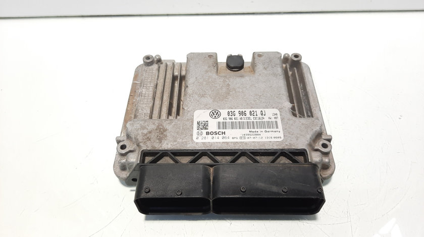 Calculator motor, cod 03G906021QJ, 0281014064, Audi A3 Sportback (8PA), 1.9 TDI, BLS (idi:546290)