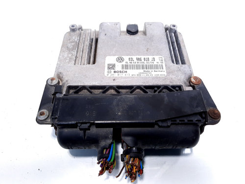 Calculator motor, cod 03L906018JB, 0281017413, Skoda Superb II Combi (3T5) 2.0 TDI, CFF (id:526809)