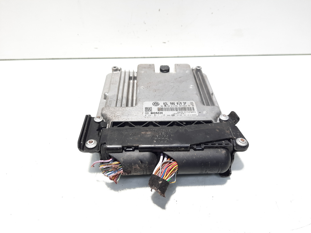 Calculator motor, cod 03L906019DF, 0281017138, Seat Exeo ST (3R5), 2.0 TDI, CAG (idi:570676)