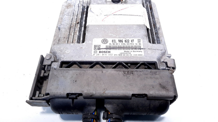 Calculator motor, cod 03L906022KF, 0281015332, Vw Golf 5 Variant (1K5) 2.0 TDI, CBD (id:526820)