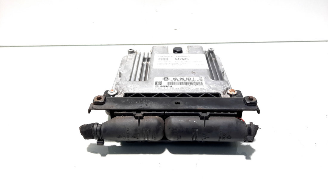 Calculator motor, cod 03L906022T, Audi A3 Cabriolet (8P7) 2.0 TDI, CBA (idi:542635)