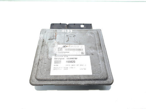 Calculator motor, cod 03L906023QF, Skoda Superb II (3T4), 1.6 TDI, CAYC (idi:469820)