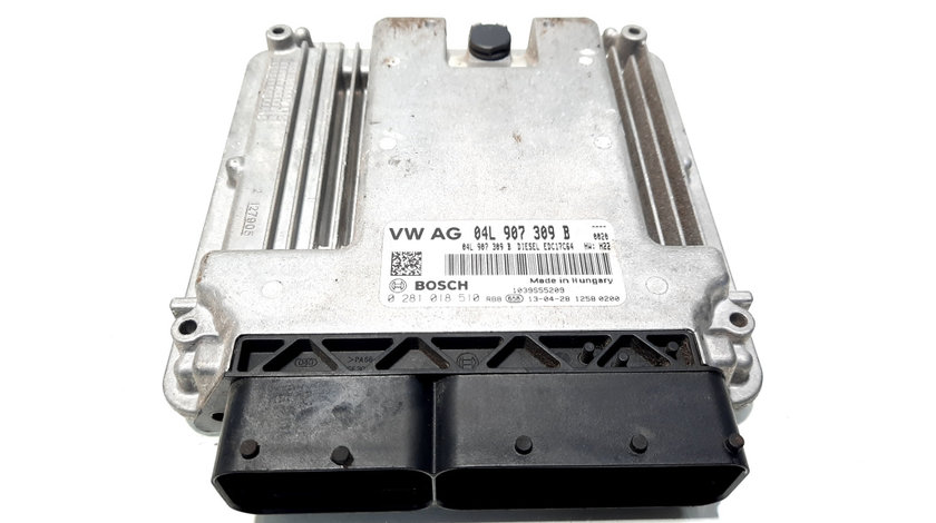 Calculator motor, cod 04L907309B, 0281018510, Audi A3 (8V1), 1.6 TDI, CLH (idi:517228)