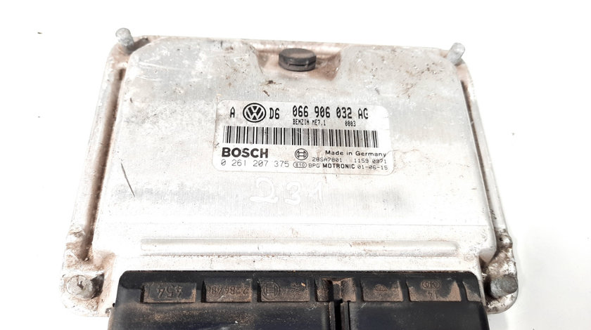 Calculator motor, cod 066906032AG, 0261207375, VW Golf 4 Variant (1J5), 2.3 benz, AGZ (idi:549903)