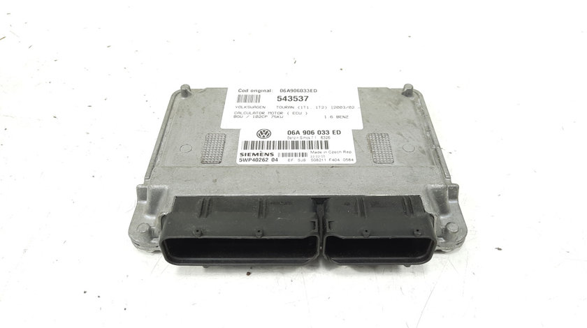 Calculator motor, cod 06A906033ED, Vw Touran (1T1, 1T2), 1.6 benz, BGU (id:543537)