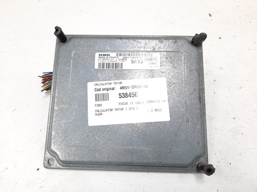 Calculator motor, cod 4M51-12A650-HJ, Ford Focus C-Max, 1.6 benz, HWDA (idi:538456)