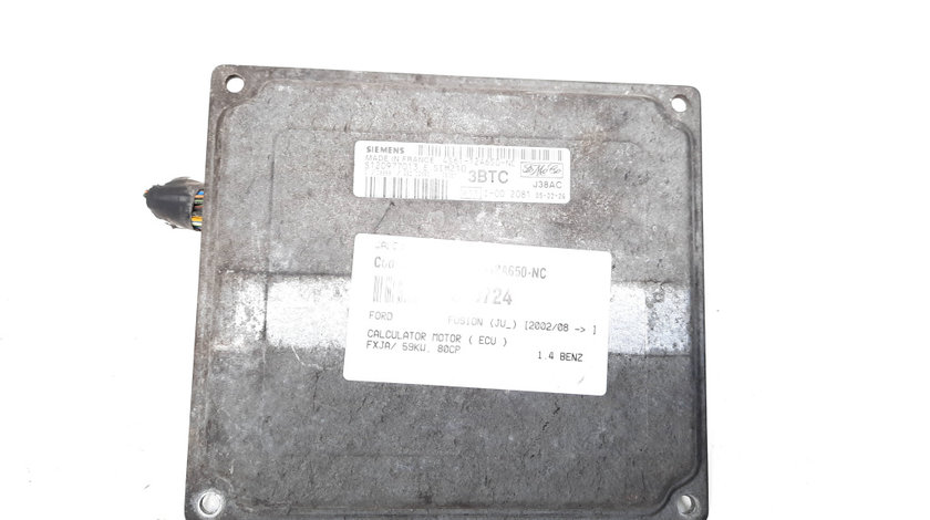 Calculator motor, cod 4S61-12A650-NC, Ford Fiesta 5, 1.4 benz, FXJA (idi:549724)