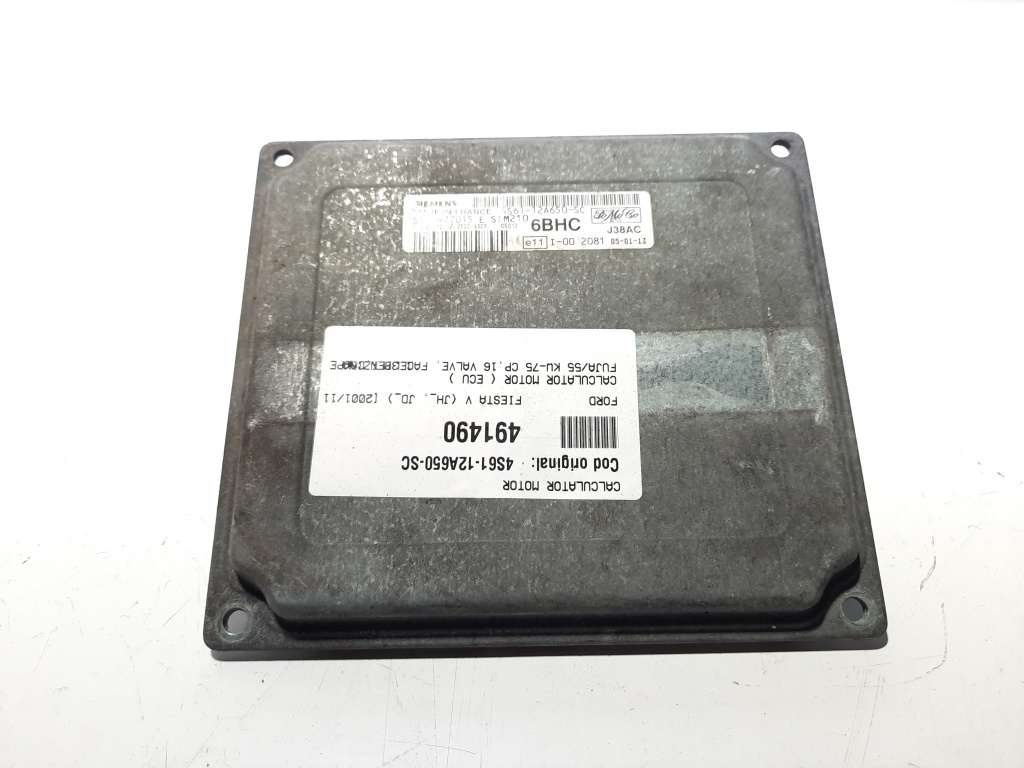 Calculator motor, cod 4S61-12A650-SC, Ford Fusion (JU), 1.3 16V benz, FUJA (idi:491490)