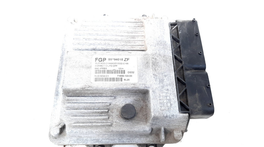 Calculator motor, cod 55194015ZF, Opel Agila (B) (H08), 1.3 CDTI, Z13DTJ (idi:549735)