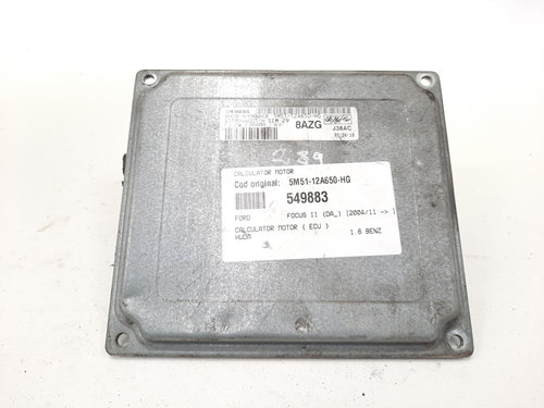 Calculator motor, cod 5M51-12A650-HG, Ford Focus C-Max, 1.6 benz, HWDA (idi:549883)