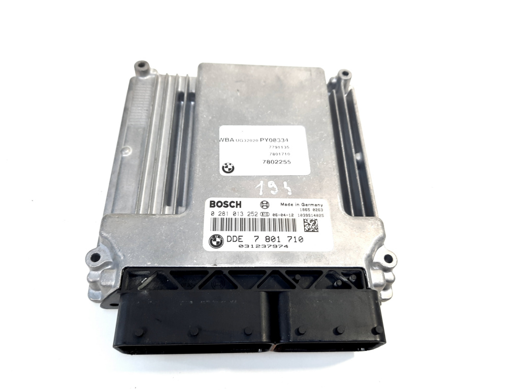 Calculator motor, cod 7801710, 0281013252, Bmw X3 (E83) 2.0 diesel, 204D4 (idi:550030)