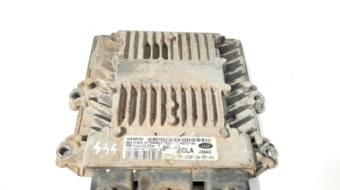Calculator motor, cod 7S61-12A650-AA, Ford Fusion (JU) 1.4 TDCI, F6JB (idi:549923)