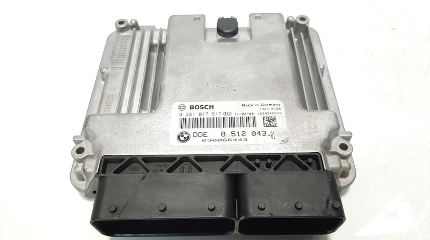 Calculator motor, cod 8512043-01, 0281017517, Bmw 3 Cabriolet (E93) 2.0 diesel, N47D20C (idi:559842)