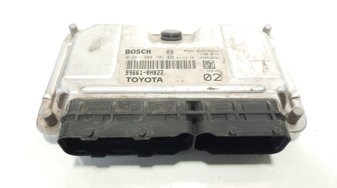 Calculator motor, cod 89661-0H022, 0261208702, Toyota Aygo, 1.0 benz, 1KRB52 (id:491874)