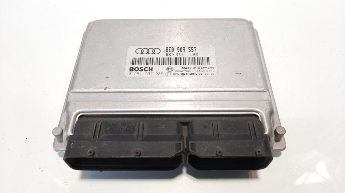 Calculator motor, cod 8E0909557, 0261207285, VW Passat Variant (3B6), 2.0 benz, ALT (idi:535374)