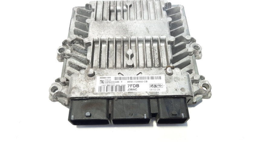 Calculator motor, cod 8M51-12A650-CB, Ford Focus 2 (DA) 2.0 tdci, G6DA (id:483062)