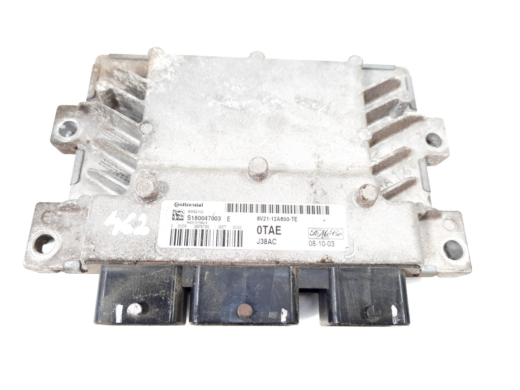 Calculator motor, cod 8V21-12A650-TE, Ford Fiesta 6, 1.4 benz, SPJA (id:549914)