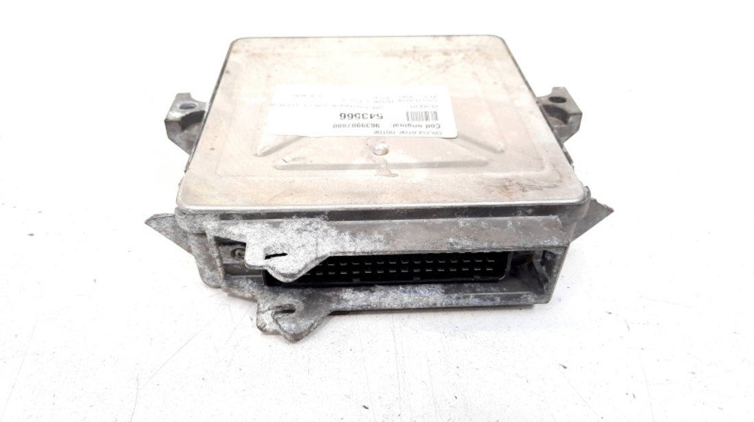 Calculator motor, cod 9639907880, Peugeot 206 Sedan, 1.4 benz, KFV (idi:543566)