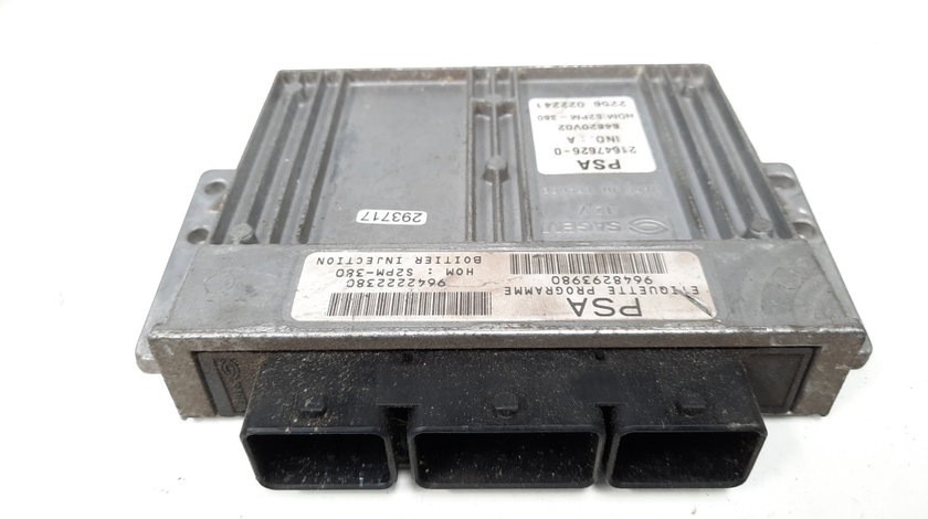 Calculator motor, cod 9648293980, 9642222380, Peugeot 307 CC (3B), 1.4 benz, KFV (idi:538794)