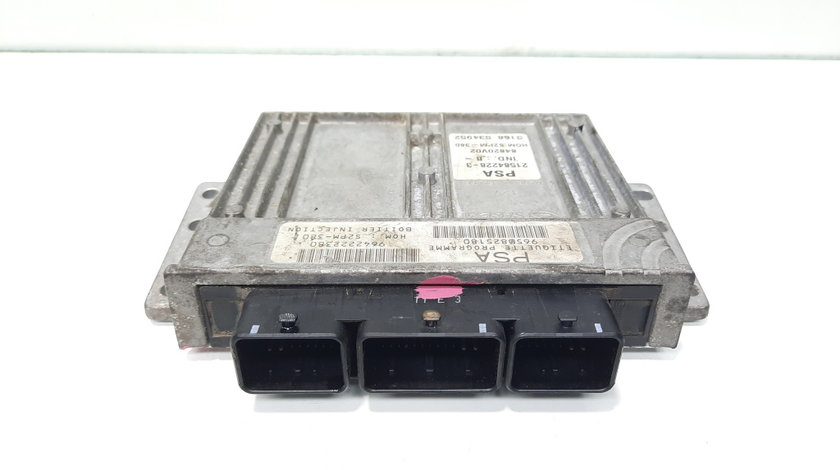 Calculator motor, cod 9650825180, 9642222380, Peugeot 207 Sedan, 1.4 benz, KFV (idi:483059)