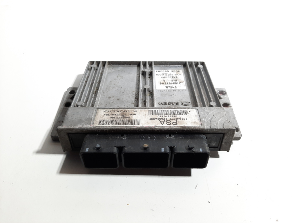 Calculator motor, cod 9653342880, Peugeot 207 CC (WD), 1.4 benz, KFV (idi:491491)