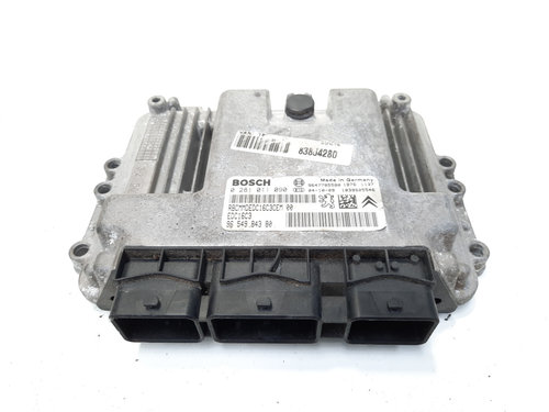 Calculator motor, cod 9654984380, Citroen C3 (II), 1.4 HDI, 8HZ (idi:549698)