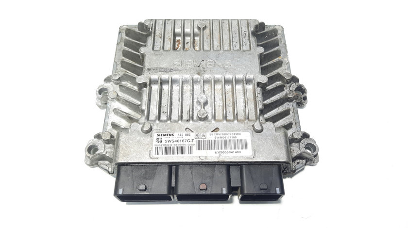 Calculator motor, cod 9655041480, Peugeot 206 SW, 2.0 HDI, RHY (idi:475516)