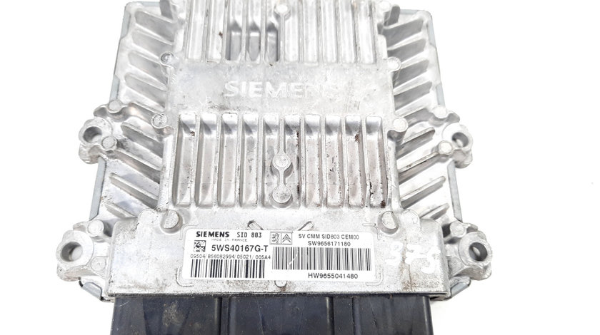 Calculator motor, cod 9656171180, Peugeot 307, 2.0 HDI, RHR (idi:550069)