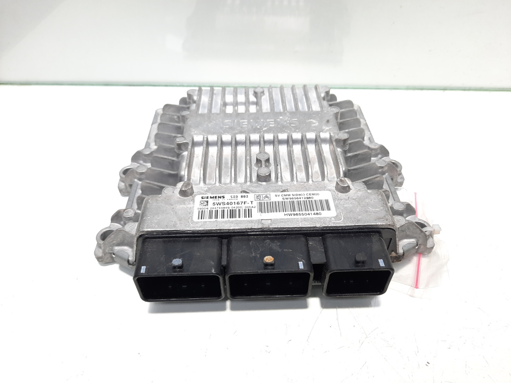 Calculator motor, cod 9656412980, Citroen C4 (I) coupe, 2.0 HDI, RHR (idi:491604)