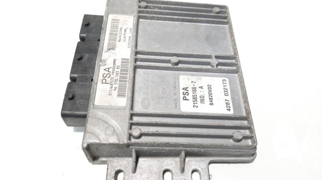 Calculator motor, cod 9657018380, Citroen C4 (I) coupe, 1.4 benz, KFU (idi:483344)