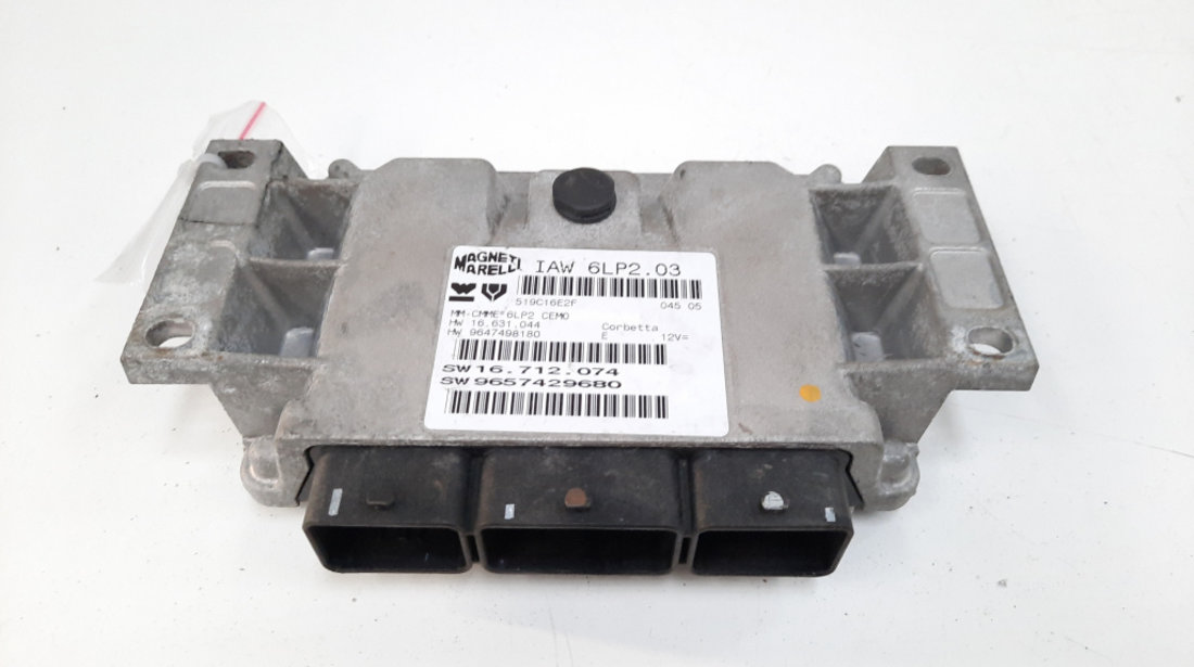 Calculator motor, cod 9657429680, Peugeot 207 Sedan, 1.4 benz, KFV (idi:491974)